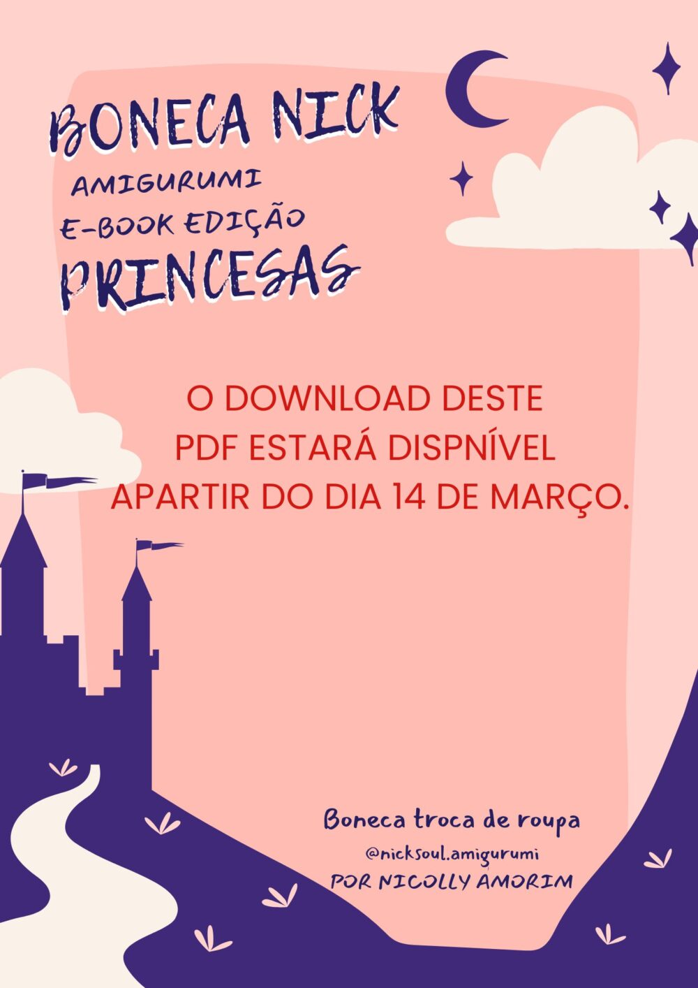 E-book Boneca Nick - Edição Princesas