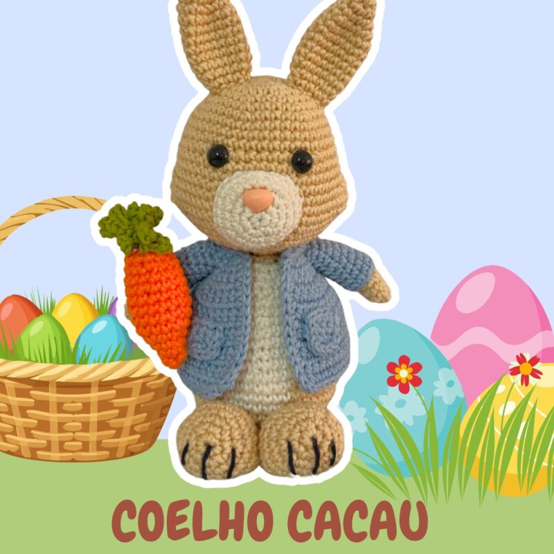 Ebook de Receita Amigurumi - Coelho Cacau