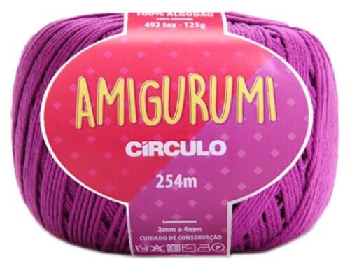 Linha Amigurumi Círculo Alfazema – Fio de Crochê 100% Algodão 125 g