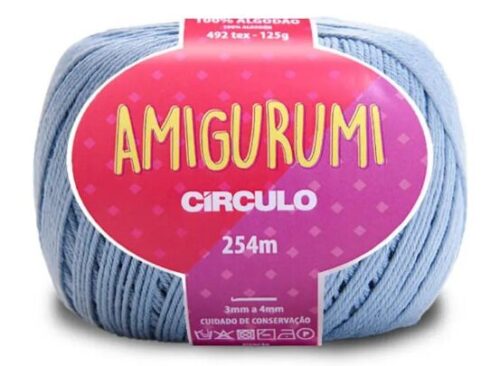 Linha Amigurumi Círculo Aquário – Fio de Crochê 100% Algodão 125 g