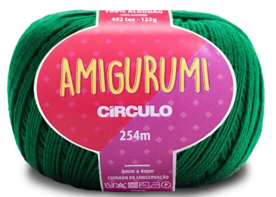 Linha Amigurumi Círculo Bandeira – Fio de Crochê 100% Algodão 125 g