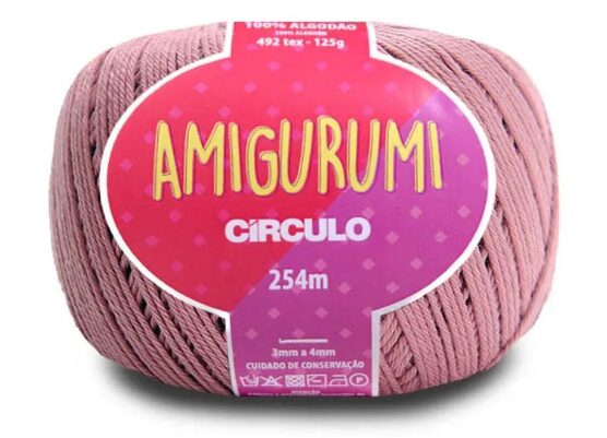 Linha Amigurumi Círculo Doçura – Fio de Crochê 100% Algodão 125 g