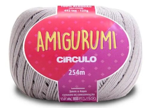 Linha Amigurumi Círculo Pedreira – Fio de Crochê 100% Algodão 125 g