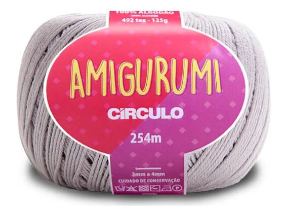 Linha Amigurumi Círculo Pedreira – Fio de Crochê 100% Algodão 125 g