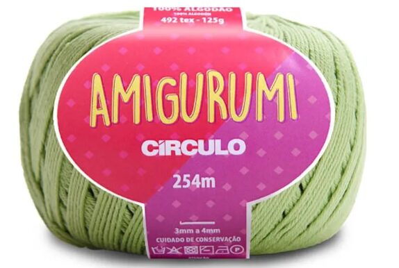 Linha Amigurumi Círculo Periquito – Fio de Crochê 100% Algodão 125 g