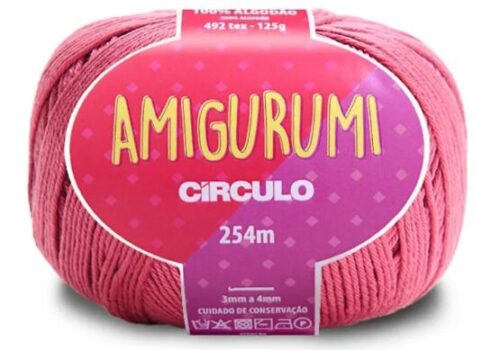 Linha Amigurumi Círculo Roseira – Fio de Crochê 100% Algodão 125 g