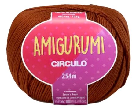 Linha Amigurumi Círculo Tâmara – Fio de Crochê 100% Algodão 125 g